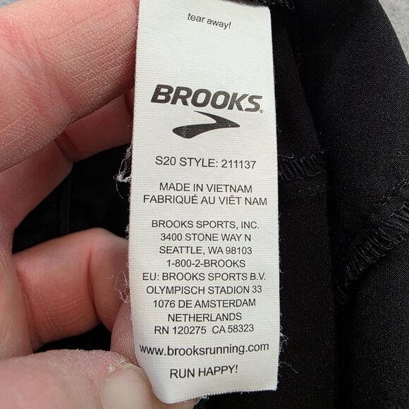 Brooks Men's Sherpa 5" Running Shorts Black Lightweight Mesh Pockets Wicking XL - Picture 8 of 15